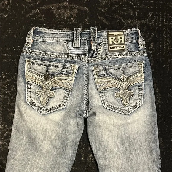 Rock Revival Blue Jeans